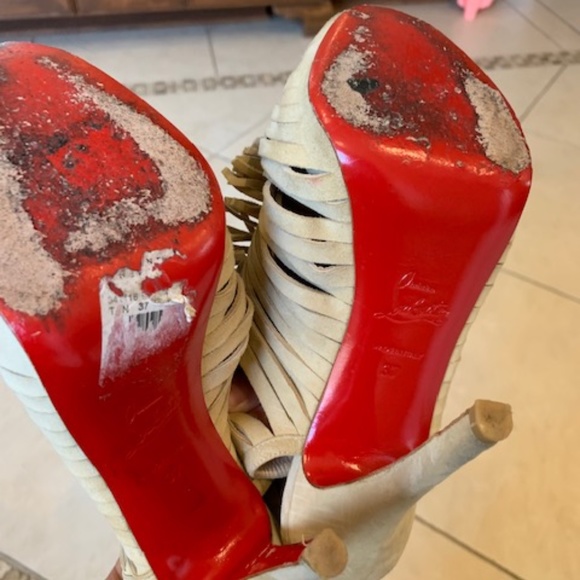 Christian Louboutin Fringe Heels - Picture 6 of 10